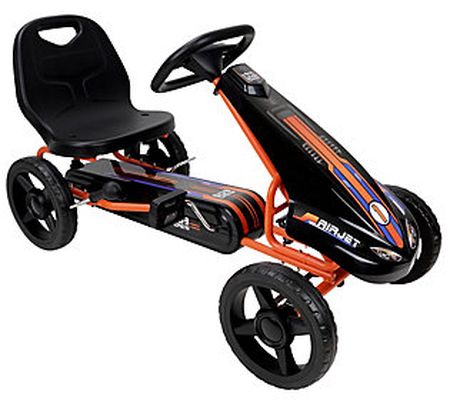 509 Crew Air Jet Pedal Go Kart in Orange with S porty Graphics
