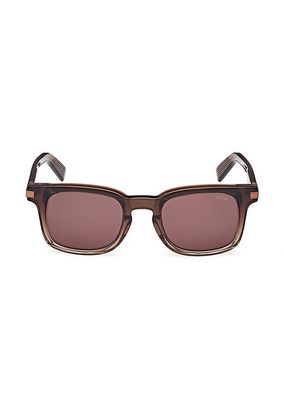 50MM Rectangular Acetate Sunglasses