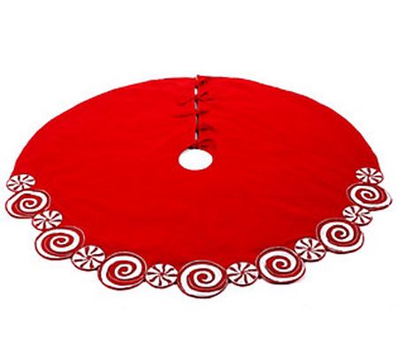 52" Round Mrs Claus Kitchen Tree Skirt by Valer ie