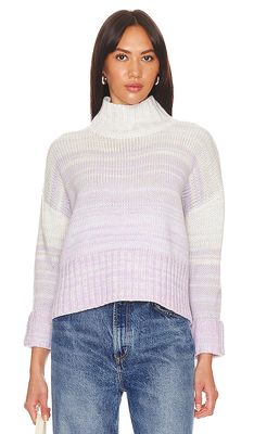 525 Ombre Blair Pullover Sweater in Lavender