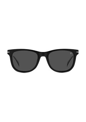 52MM Acetate Rectangular Sunglasses