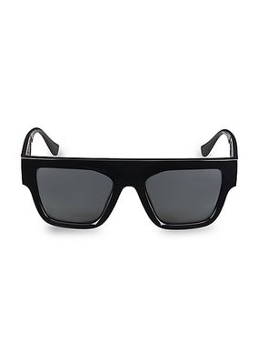 53MM Flat-Top Sunglasses