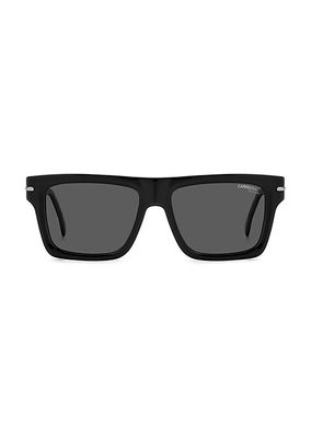 54MM Acetate Rectangular Sunglasses