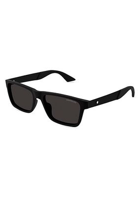 54MM Active Rectangular Sunglasses