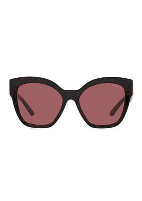 54MM Oversized Cat-Eye Sunglasses