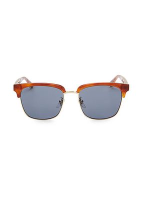 56MM Round Havana Sunglasses