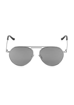 58MM Metal Aviator Sunglasses