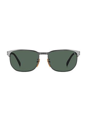 59MM Metal Rectangular Sunglasses