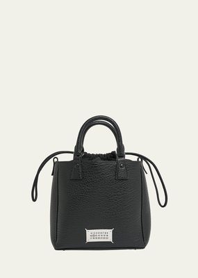 5AC Drawstring Leather Top-Handle Bag
