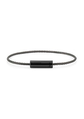 5G Polished Ceramic Cable Bracelet