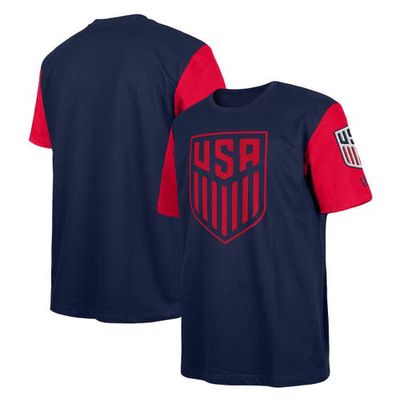 5TH AND OCEAN BY NEW ERA Men's 5th & Ocean by New Era Navy USMNT Athleisure Heavy Jersey T-Shirt