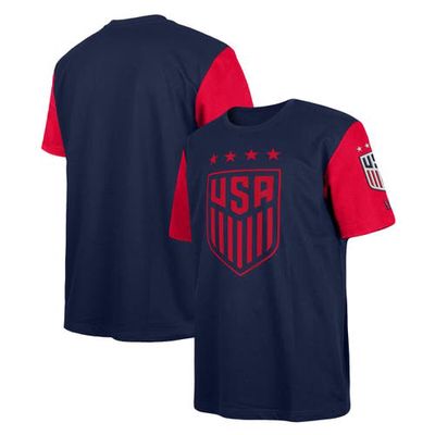 5TH AND OCEAN BY NEW ERA Men's 5th & Ocean by New Era Navy USWNT Athleisure Heavy Jersey T-Shirt