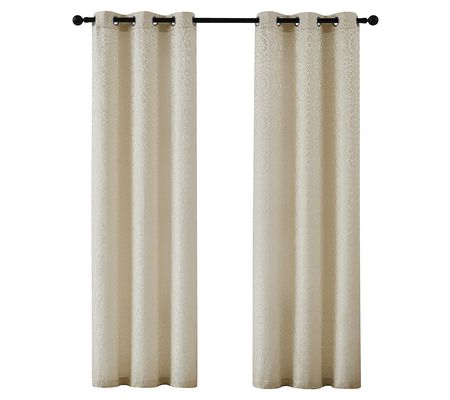 5th Avenue Lux Thalia Textured 38x84 Window Pan el 2pc Set