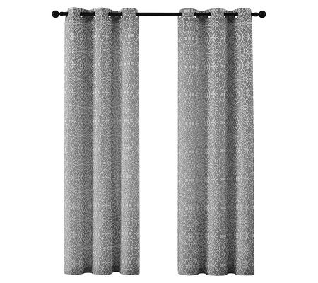 5th Avenue Lux Thalia Textured 38x96 Window Pan el 2pc Set