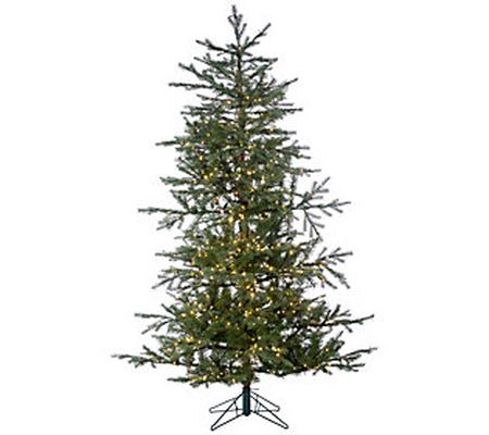 6.5-Foot High Pre-Lit Natural Cut Portland Pine by Gerson Co.