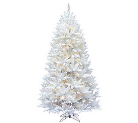 6.5' x 46" Sparkle White Spruce Tree by Vickerm an