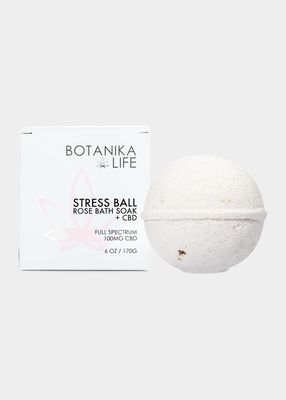 6 oz. Rose Stress Ball Bath Soak with CBD