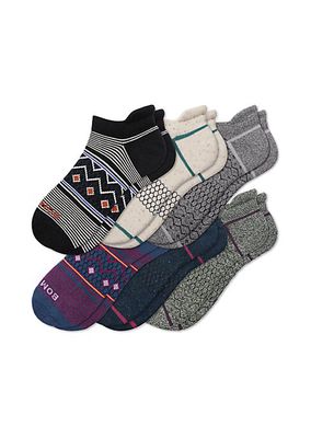 6-Pack Novelty Ankle Socks