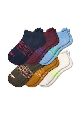 6-Pack Solids Ankle Socks