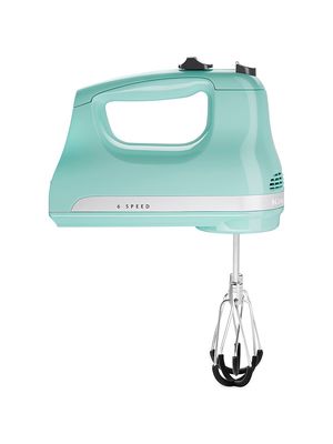 6-Speed Hand Mixer With Flex Edge Beaters - Ice