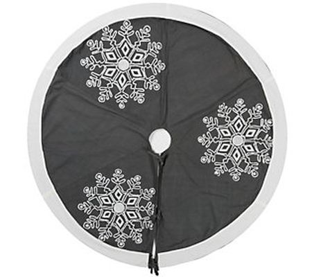 60" Winter Snowflake Tree Skirt by Vickerman