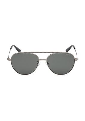 60MM Polarized Pilot Sunglasses