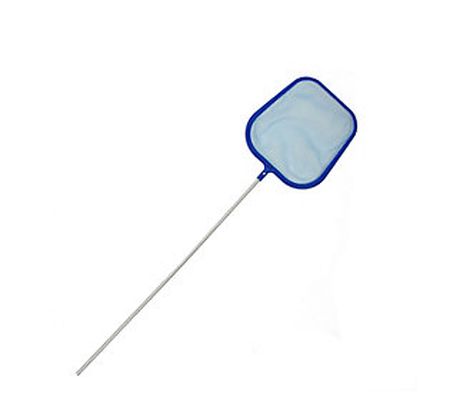 61.5" Silver and Blue Mini Swimming Pool Leaf S kimmer Head