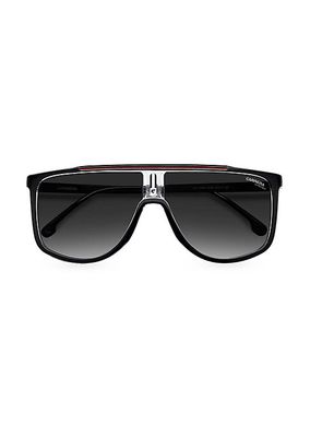 61MM Gradient Rectangular Sunglasses