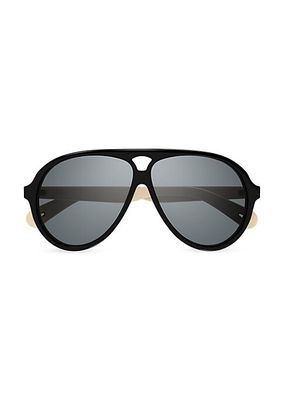61MM Pilot Sunglasses