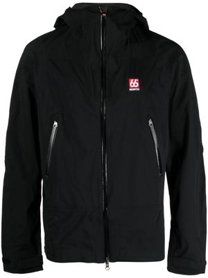66 North Snaefell hooded zip-up jacket - Black