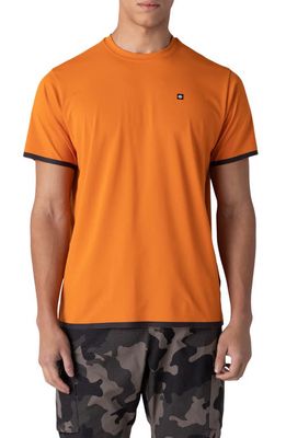686 Let's Go Tech T-Shirt in Burnt Orange