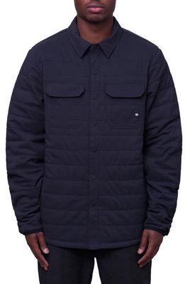686 Thermadry Merino Wool Lined Insulated Shirt Jacket in Black