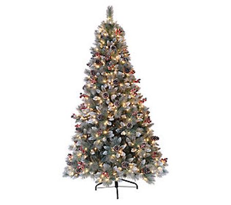 7.5' PreLit Sterling Pine Artificial Tree 600 C lear Lights