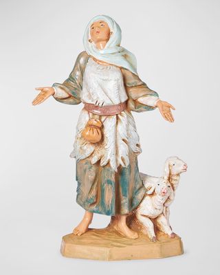 7.5" Scale Elisabeth, Wife Of Inn Keeper Nativity Figure