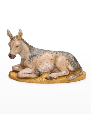 7.5" Scale Seated Donkey Nativity Figure