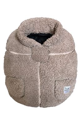 7 A.M. Enfant Water Resistant Teddy Car Seat Cocoon in Oatmeal Teddy
