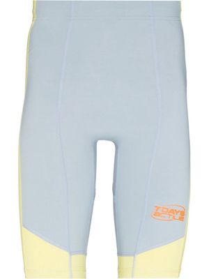 7 DAYS Active Cam cycling shorts - Blue