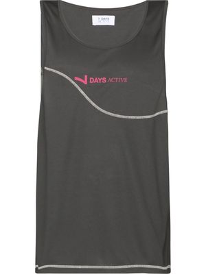 7 DAYS Active logo-print tank top - Grey
