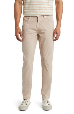 7 For All Mankind Adrien Slim Fit Five-Pocket Airweft Twill Pants in Sesame