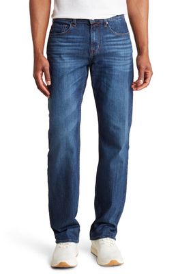 7 For All Mankind Austyn Squiggle Relaxed Straight Jeans in Indigo Core