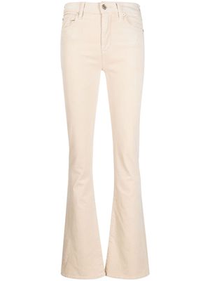 7 For All Mankind bootcut velvet trousers - Neutrals