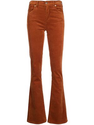 7 For All Mankind bootcut velvet trousers - Orange