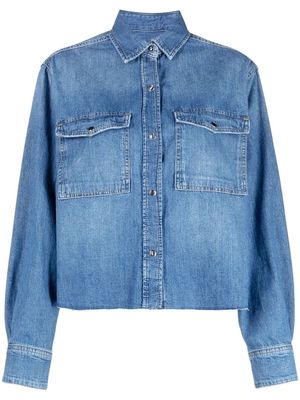 7 For All Mankind button-fastening denim shirt - Blue