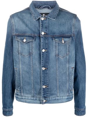 7 For All Mankind button-up jeans jacket - Blue