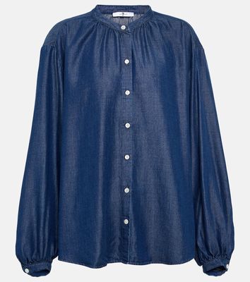 7 For All Mankind Button-up tencel blouse
