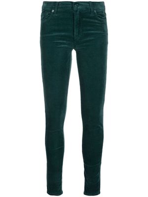 7 For All Mankind corduroy skinny trousers - Green