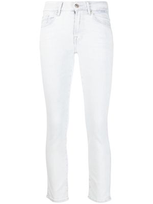 7 For All Mankind cropped skinny jeans - Blue