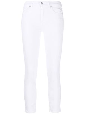 7 For All Mankind cropped slim-cut jeans - White
