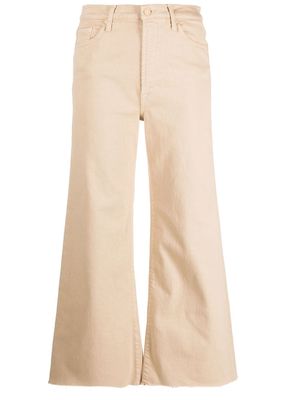 7 For All Mankind cropped wide-leg jeans - Neutrals