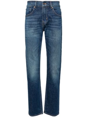 7 For All Mankind Exchange mid-rise straight-leg jeans - Blue